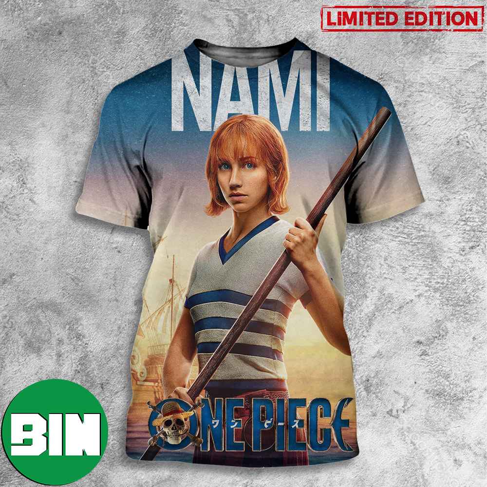 Nami One Piece Live Action Netflix Poster 3D T-Shirt Nami One Piece Live Action Netflix Poster 3D T-Shirt