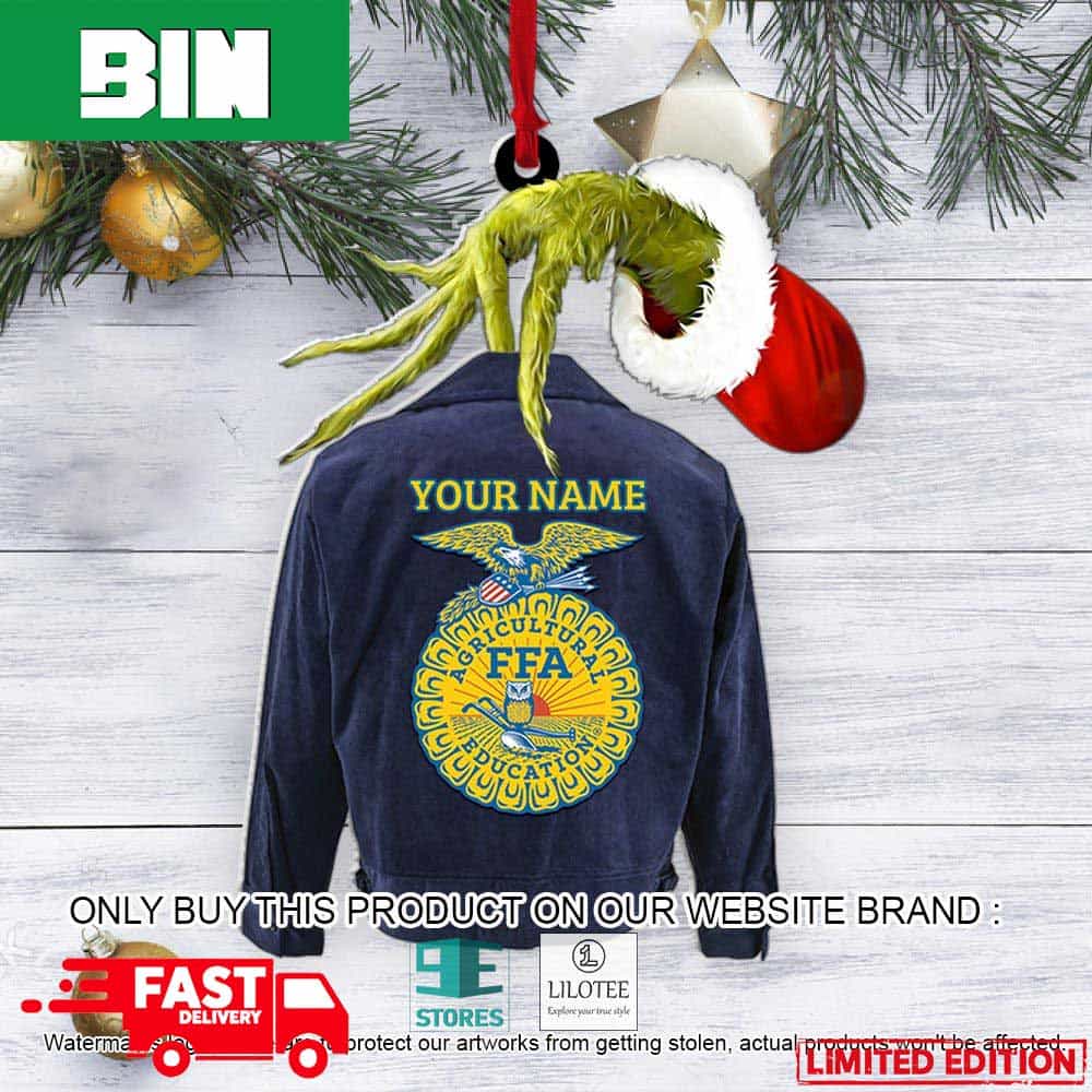 National FFA Organization Grinch Custom Name Christmas 2023 Holiday Ornament National FFA Organization Grinch Custom Name Christmas 2023 Holiday Ornament