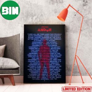 Nemiks Manifesto Cassian Andor Star Wars Home Decor Poster-Canvas