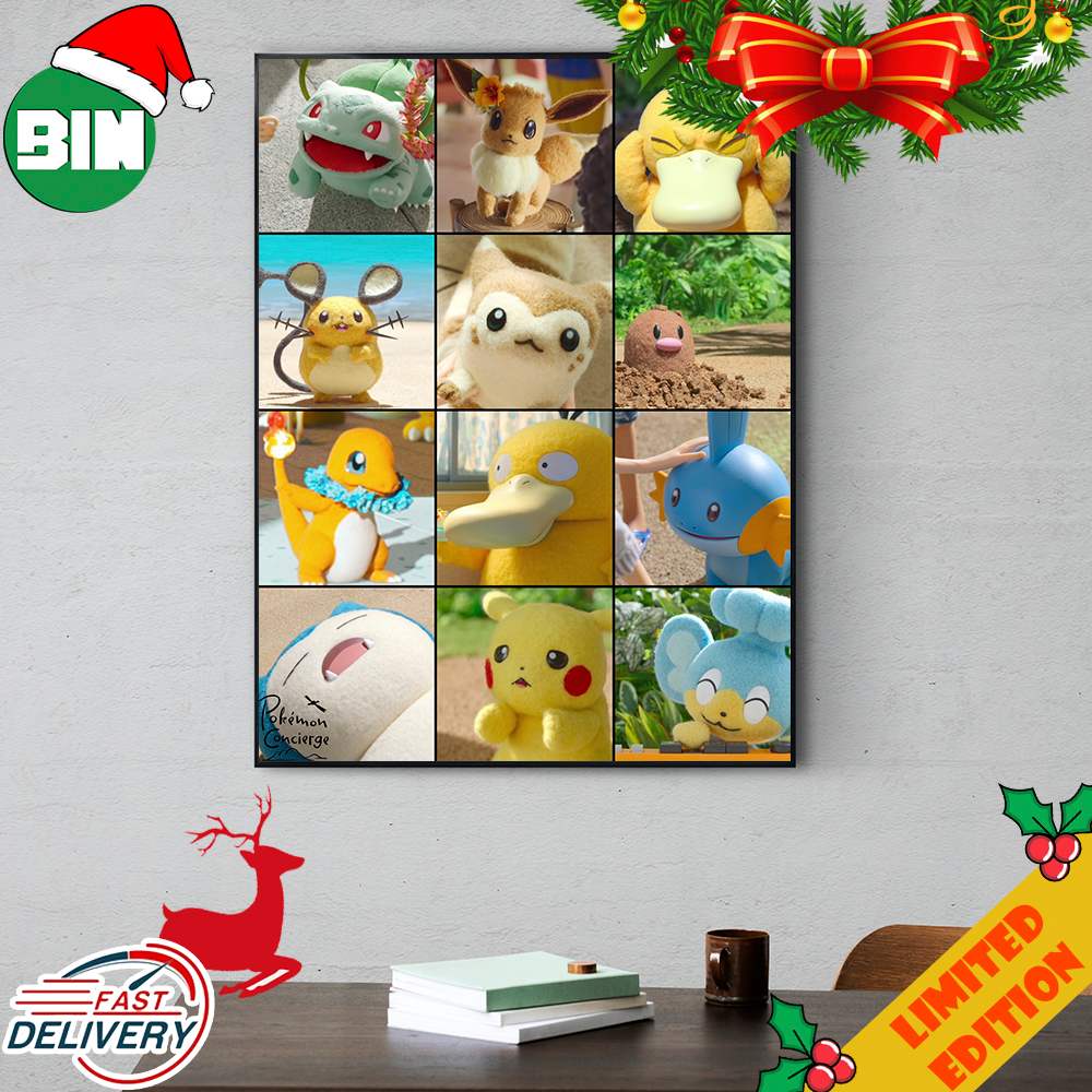 New Poster For Pokemon Concierge Releasing December 28 On Netflix Poster Canvas New Poster For Pokemon Concierge Releasing December 28 On Netflix Poster Canvas