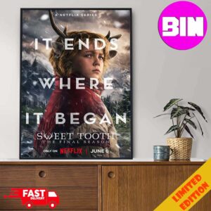 New Poster For Sweet Tooth Season 3 Coming June 6th 2024 Only On Netflix Home Decor Poster Canvas