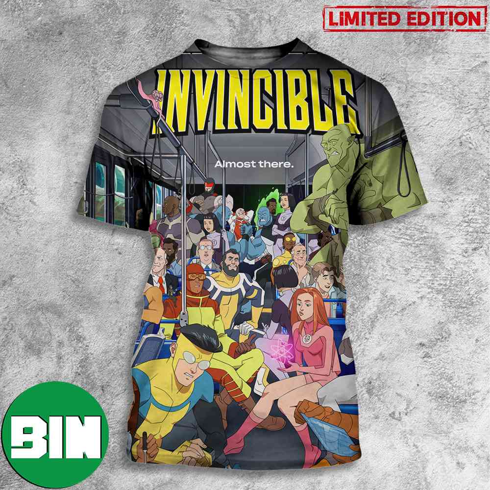 New Poster Invincible Season 2 New Episodes Coming Soon 3D T-Shirt New Poster Invincible Season 2 New Episodes Coming Soon 3D T-Shirt