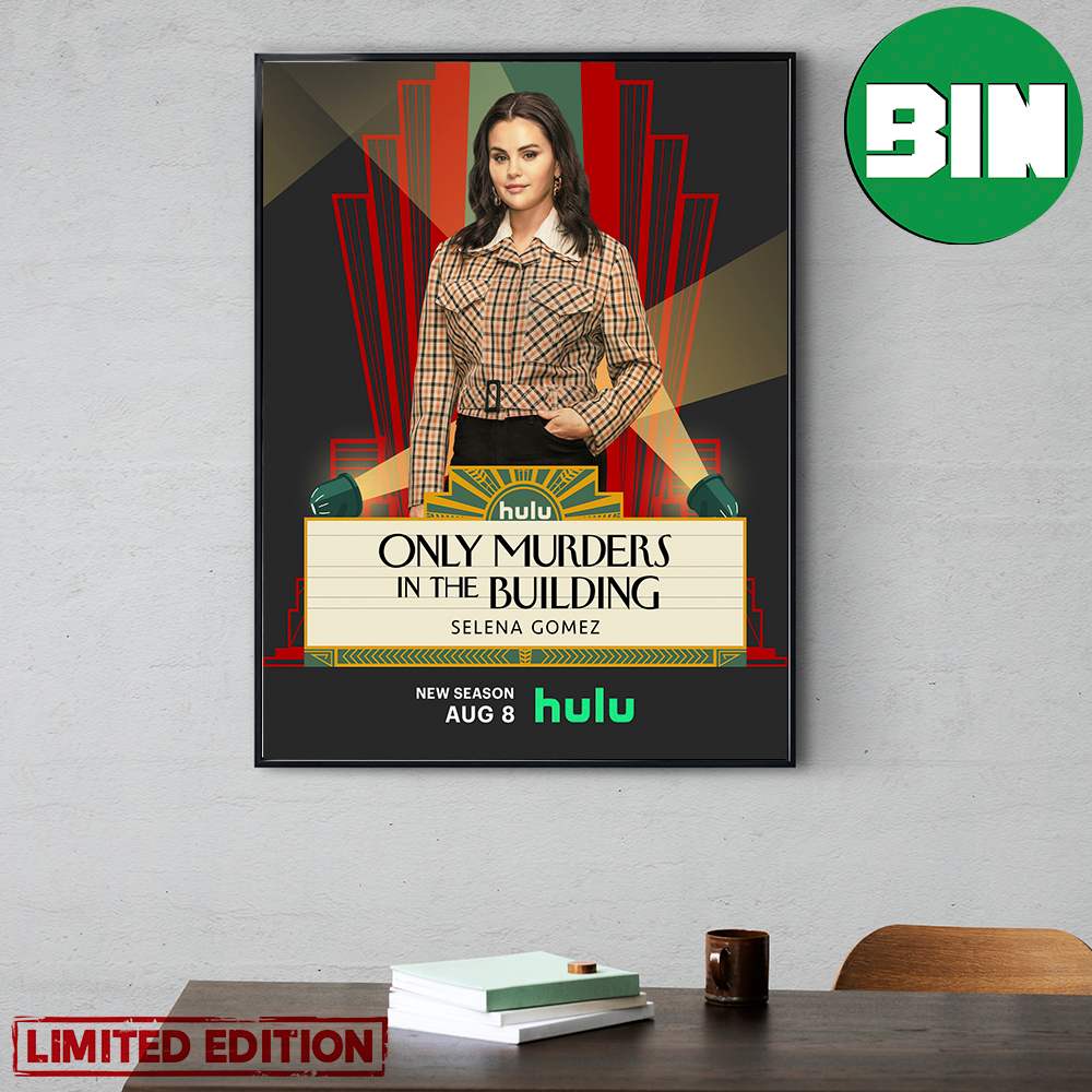New Poster Movie Only Murders In The Building Selena Gomez Poster Canvas New Poster Movie Only Murders In The Building Selena Gomez Poster Canvas