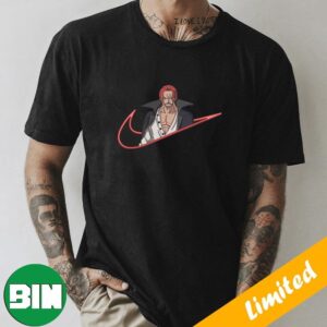 Nike Swoosh Logo x Shanks Red Hair One Piece Unique T-Shirt
