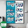 Official Cleveland Cavaliers 2026-27 Preseason NBA Schedule Home Decor Poster Canvas