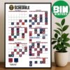 Official Detroit Pistons 2026-27 Preseason NBA Schedule Home Decor Poster Canvas