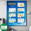 Official Detroit Pistons 2026-27 Preseason NBA Schedule Home Decor Poster Canvas