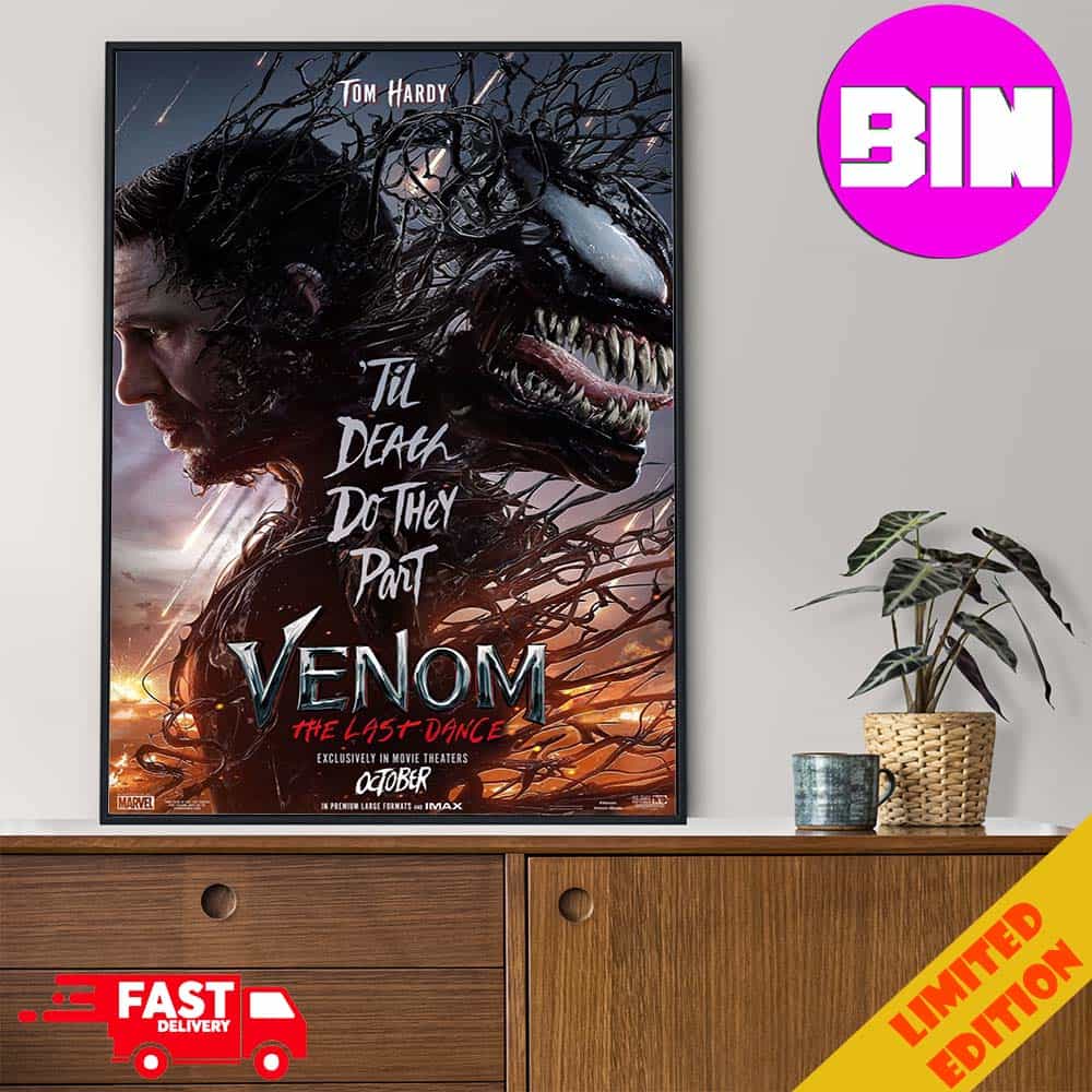 Official Poster For Venom 3 Movie 2024 In Theaters Release On October 25th Venom The Last Dance Home Decor Poster Canvas Official Poster For Venom 3 Movie 2024 In Theaters Release On October 25th Venom The Last Dance Home Decor Poster Canvas