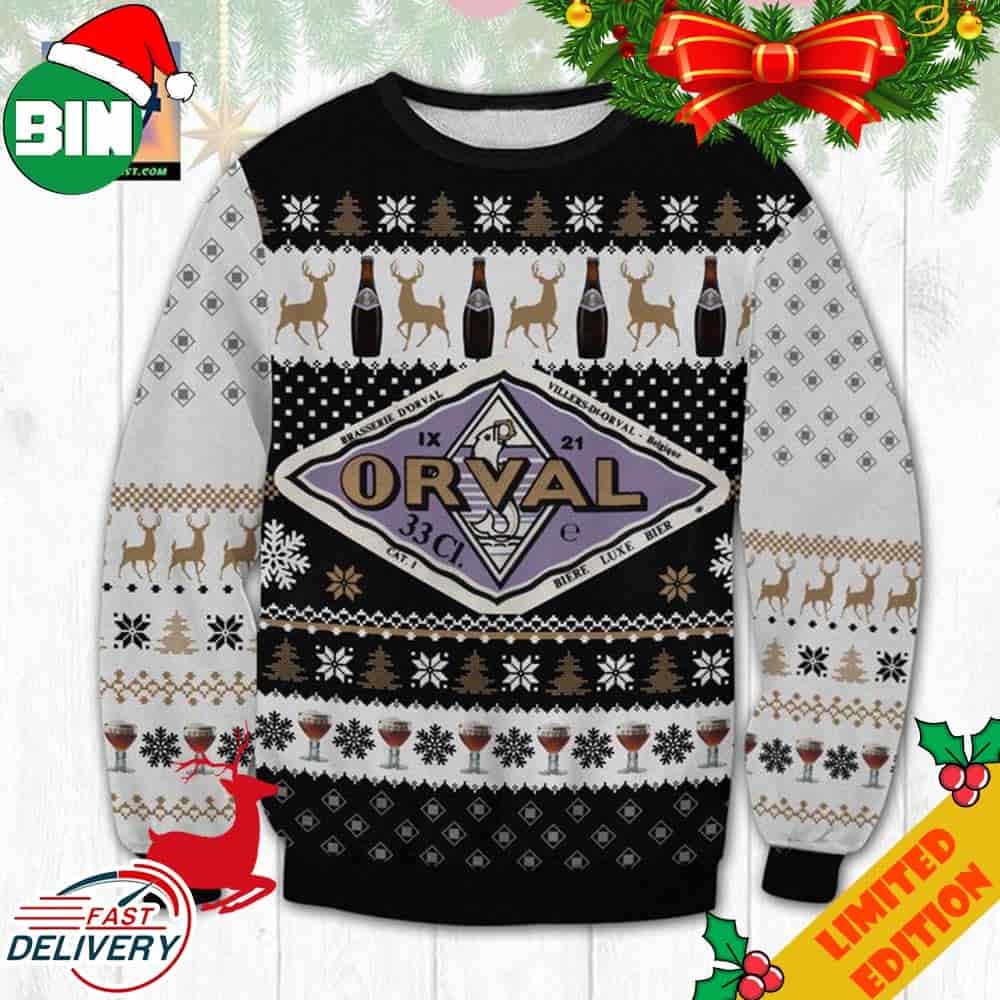 Orval Brewery Ugly Christmas Sweater Orval Brewery Ugly Christmas Sweater