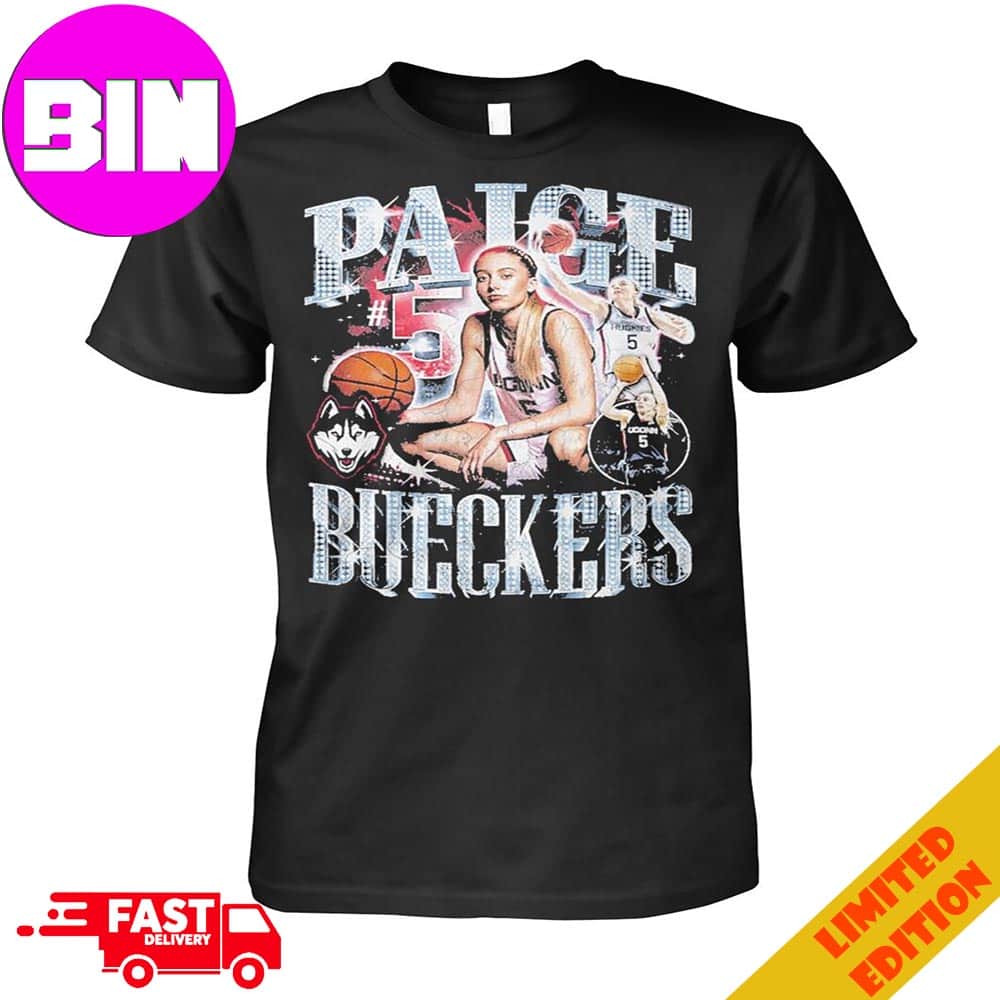 Paige Bueckers Of Uconn Husky NCAA Women’s Basketball Unisex T-Shirt Paige Bueckers Of Uconn Husky NCAA Women’s Basketball Unisex T-Shirt