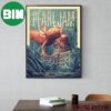 Pearl Jam September 10th 2023 With Inhaler Indianapolis Indiana Ruoff Music Center Home Decor Poster Canvas