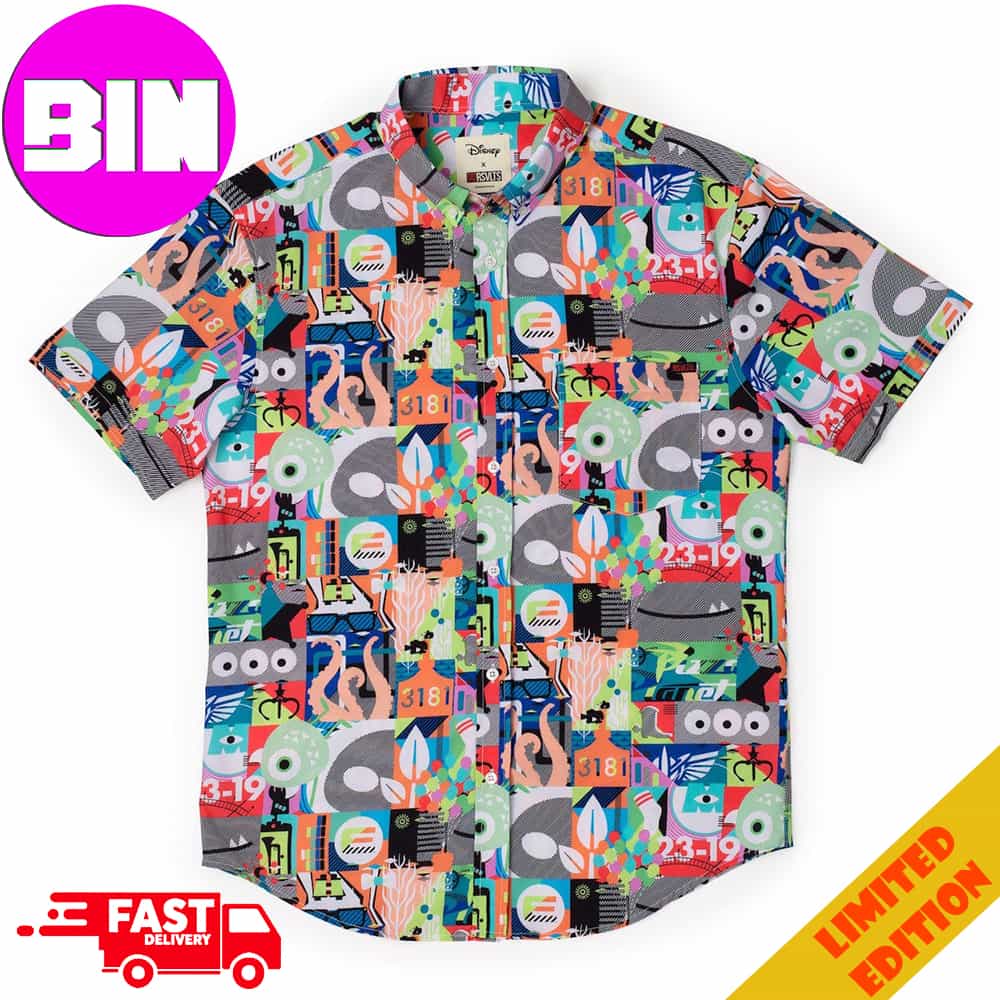 Pixar Far Out Mashup Summer RSVLTS Hawaiian Shirt And Short Pixar Far Out Mashup Summer RSVLTS Hawaiian Shirt And Short