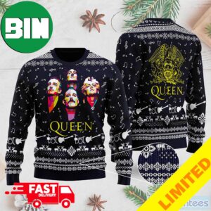 Queen Rock Band Christmas Gift For Fans 2023 Holiday Ugly Sweater