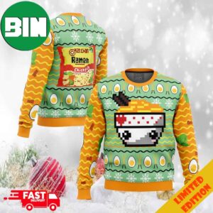 Ramen For Noodle Lovers Christmas 2023 Holiday Funny Ugly Sweater