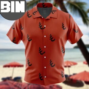 Red Pattern Saitama One Punch Man Anime Hawaiian Shirt
