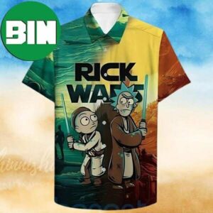 Rick Wars Funny Star Wars x Rick And Morty Summer Hawaiian Shirt