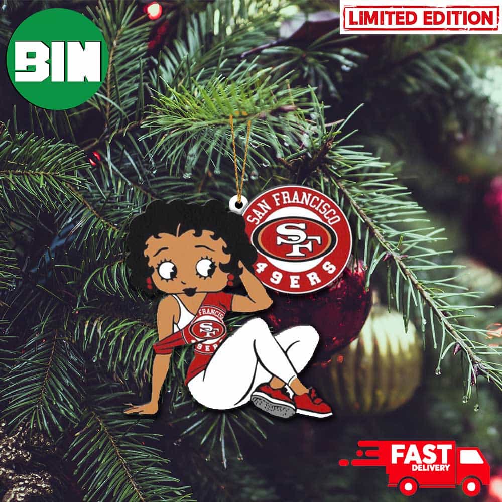 San Francisco 49ers x Betty Boop Christmas Gift Tree Decorations 2023 Ornament San Francisco 49ers x Betty Boop Christmas Gift Tree Decorations 2023 Ornament