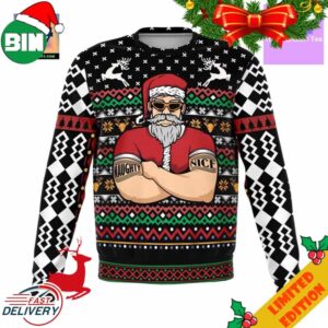 Santa Bouncer For For Meme 3D Ugly Christmas Sweater