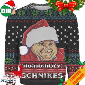 Santa Chris Farley Ho Ho Holy Schnikes Ugly 3D Christmas Sweater