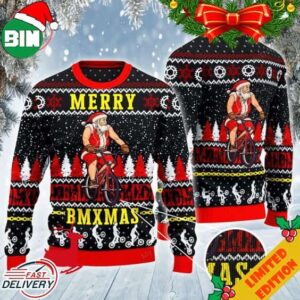 Santa Claus Merry BMXAS Christmas 2023 Ugly Sweater