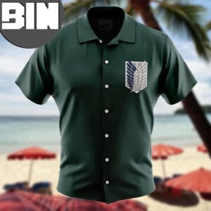 Scouting Regiment Attack On Titan Anime Hawaiian Shirt