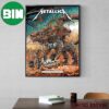 Second Night Of The M72 Arlington In AT&T Stadium Metallica August 20 2023 World Tour Canvas Poster