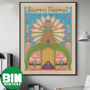 Sierra Ferrell Los Angeles CA 2026 Poster By Andrew McGranahan At The Wiltern On August 5 2026 Home Decor Poster Canvas