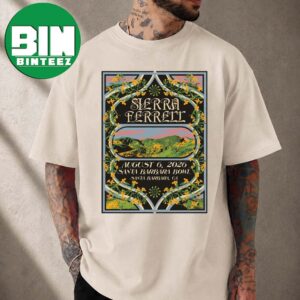 Sierra Ferrell at Santa Barbara Bowl in Santa Barbara California August 6 2026 Concert Poster T-Shirt Concert Souvenir Music Lover Gift