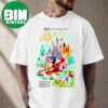 Chrome Ribbon 2026 Lineup Tee Head in the Clouds LA 2026 Festival On August 8 2026 At Brookside At the Rose Bowl In Pasadena California White T-Shirt