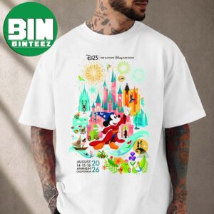 Sorcerer Mickey And The Magic Universe D23 Anaheim The Ultimate Disney Fan Event 2026 For August 14th And 15th 16th Unisex T-Shirt
