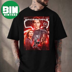 Spider Man 3 Tobey Maguire Kirsten Dunst Spider Man 3 Graphic Poster Tee Streetwear Style