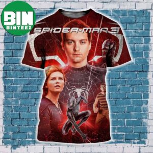 Spider Man 3 Tobey Maguire Sandman Venom Spider Man 3 Movie Poster All Over Print Shirt Casual Outfit