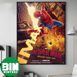 Spider-Man Brand New Day Hits IMAX Screens Poster For Exclusively In Movie Theaters August 7 2026 Home Decor Poster Canvas