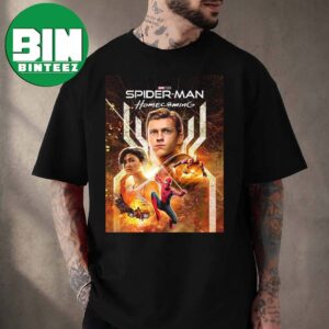 Spider Man Homecoming Tom Holland 2017 Marvel Studios Homecoming Movie Poster Shirt Streetwear Style