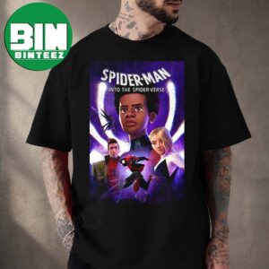 Spider Man Into The Spider Verse Miles Morales 2018 Into The Spider Verse Movie Poster Shirt Streetwear Style