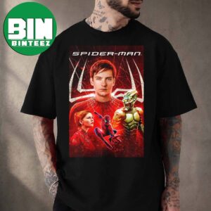 Spider Man Kirsten Dunst Sam Raimi 2002 Spider Man Vintage Poster T Shirt Casual Outfit