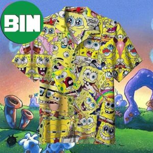 Spongebob Emotions Cartoon Summer Hawaiian Shirt