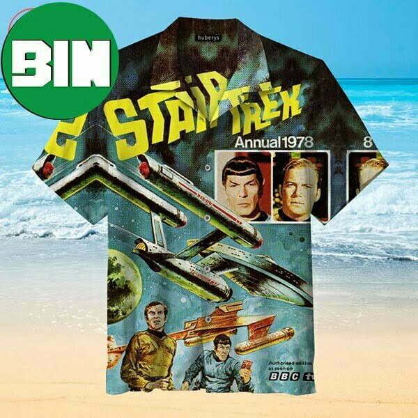 Star Trek Annual 1978 Summer Hawaiian Shirt Star Trek Annual 1978 Summer Hawaiian Shirt