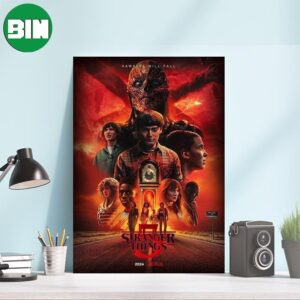 Stranger Things 5 Hawkin Will Fall Filming Soon 2024 Netflix Canvas-Poster
