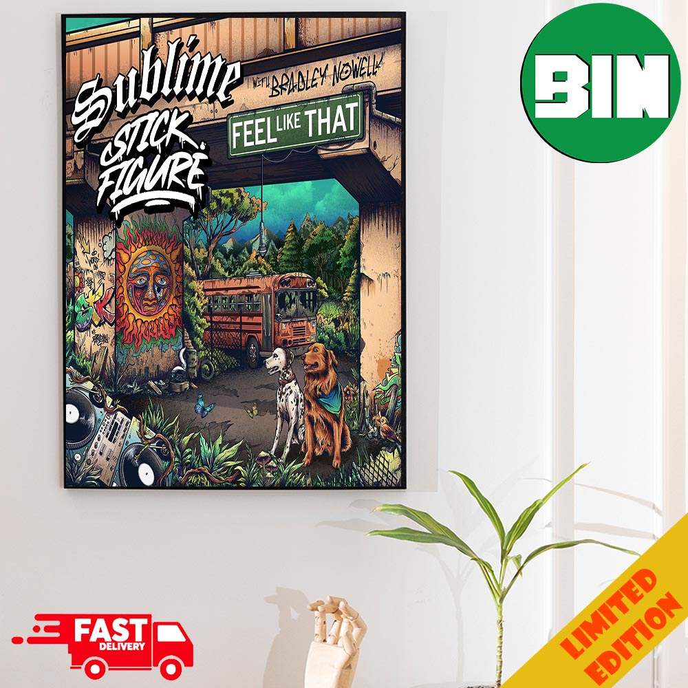Sublime Stick Figure For Feel Like That Original Vocals From Bradley Nowell Releases Worldwide On May 24th 2024 Poster Canvas Sublime Stick Figure For Feel Like That Original Vocals From Bradley Nowell Releases Worldwide On May 24th 2024 Poster Canvas