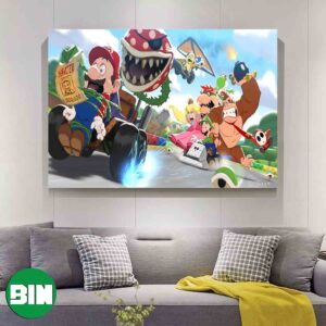 Super Mario Bros New Movie 2023 Poster-Canvas