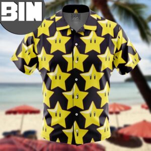 Super Star Super Mario Anime Hawaiian Shirt