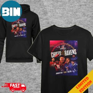 The AFC Championship Is Set Kansas City Chiefs vs Baltimore Ravens NFL Playoffs 2023-2024 T-Shirt Hoodie