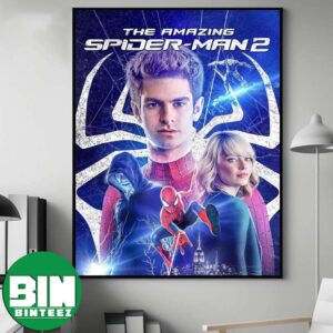The Amazing Spider Man 2 Andrew Garfield Emma Stone 2014 The Amazing Spider Man 2 Movie Poster Art Home Theater Decor