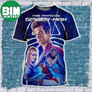 The Amazing Spider Man Andrew Garfield 2012 The Amazing Spider Man Movie Poster All Over Print Shirt Summer Vacation Shirt