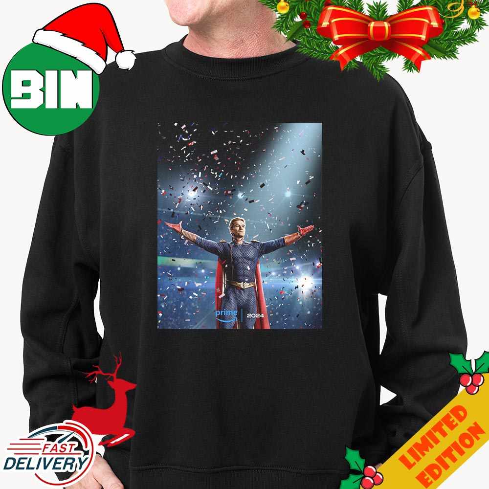 The First Poster For The Boys Season 4 Of Homelander T-Shirt The First Poster For The Boys Season 4 Of Homelander T-Shirt