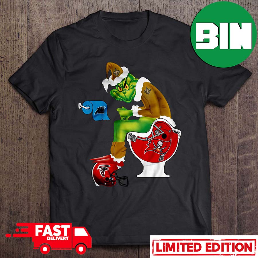 The Grinch Wear New Orleans Saints Sit On Other Teams Toilet Funny T-Shirt The Grinch Wear New Orleans Saints Sit On Other Teams Toilet Funny T-Shirt