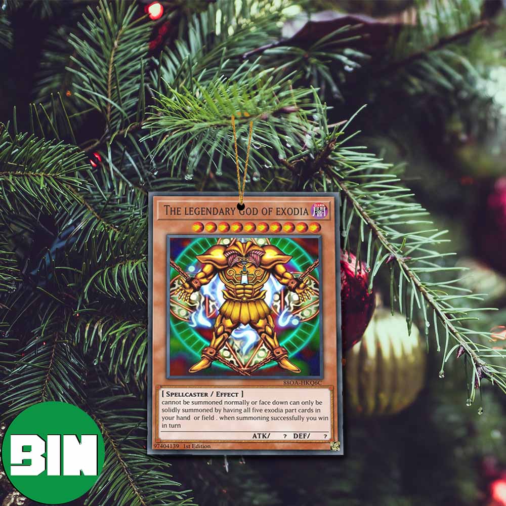 The Legendary God Of Exodia Yugi Oh Card Christmas Gift Tree Decorations For Kids Ornament The Legendary God Of Exodia Yugi Oh Card Christmas Gift Tree Decorations For Kids Ornament