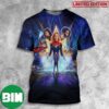 The NBA Team Phoenix Suns x The Simpsons as The Simpsuns Funny Collab 3D T-Shirt
