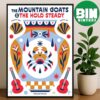 The Mountain Goats And The Hold Steady Portland Oregon 2026 Poster Show For August 8 2026 At Pioneer Courthouse Square Poster Framed Canvas